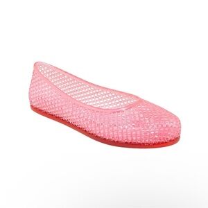 WILD FABLE Pink Jelly Flats size 10